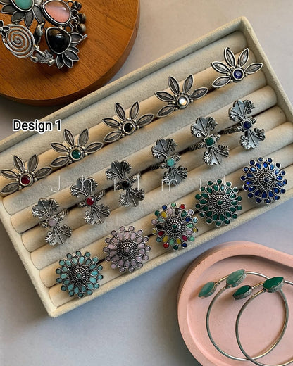 Design 1- Half Flower ring