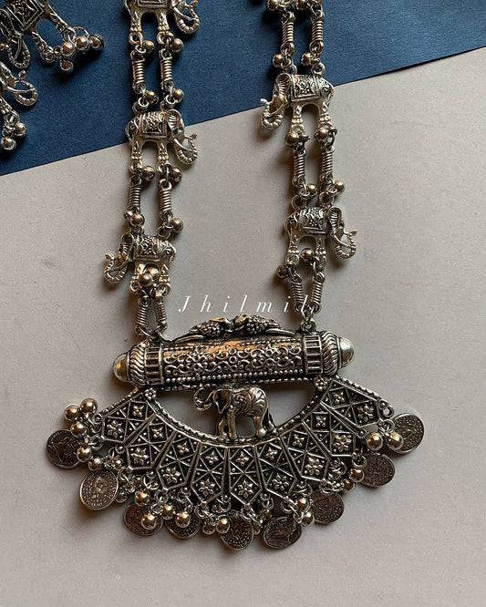 Elephant Motif Mala Set - Design 2