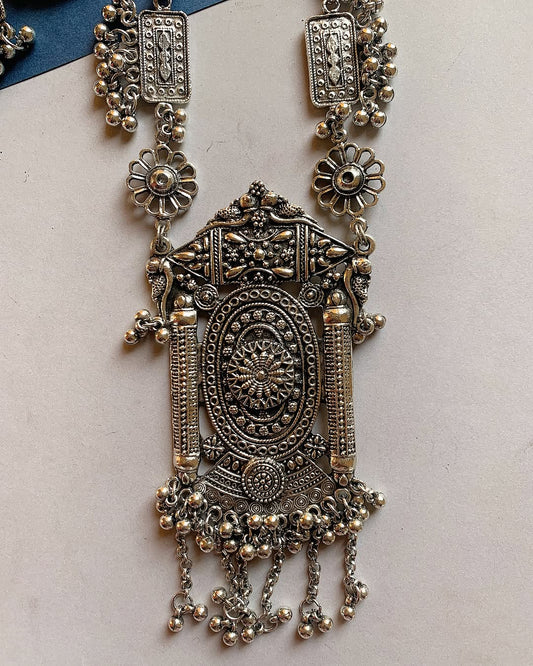 Gulnaaz oxidized Mala set