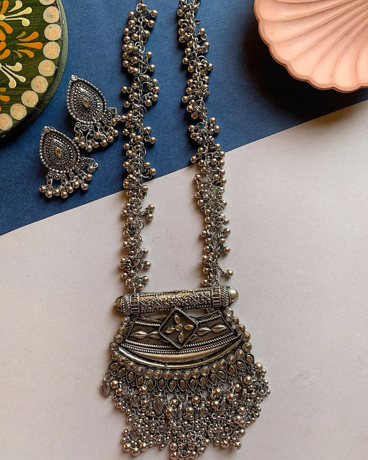 Husna oxidized Mala Set
