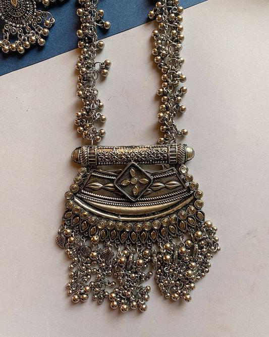 Husna oxidized Mala Set