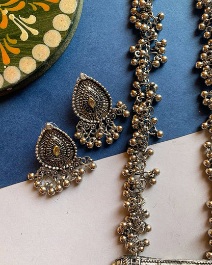 Husna oxidized Mala Set
