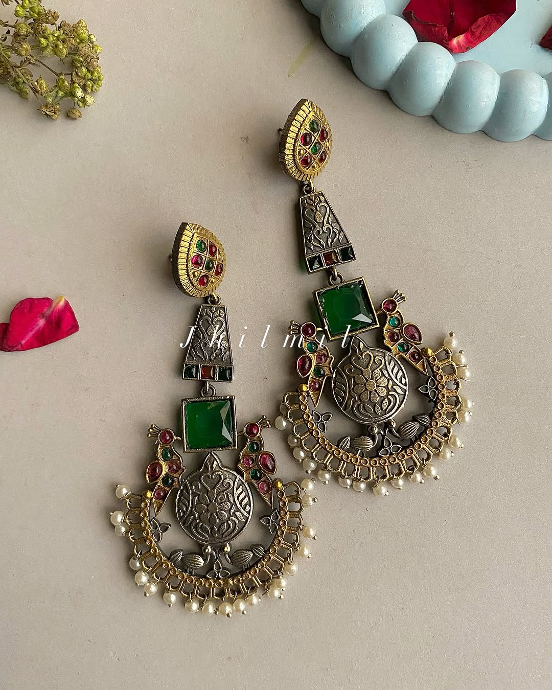 Morni Bahaar bali earrings