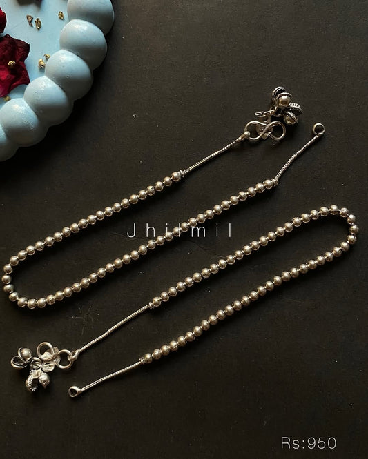 Sequence Beaded Pazaib Pair