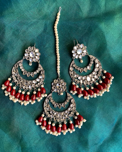 Sheesh earring Teeka Set