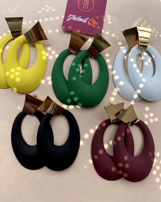 80's Neon Hoops