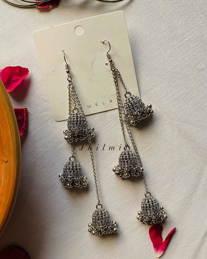 Three Layered Jhumki