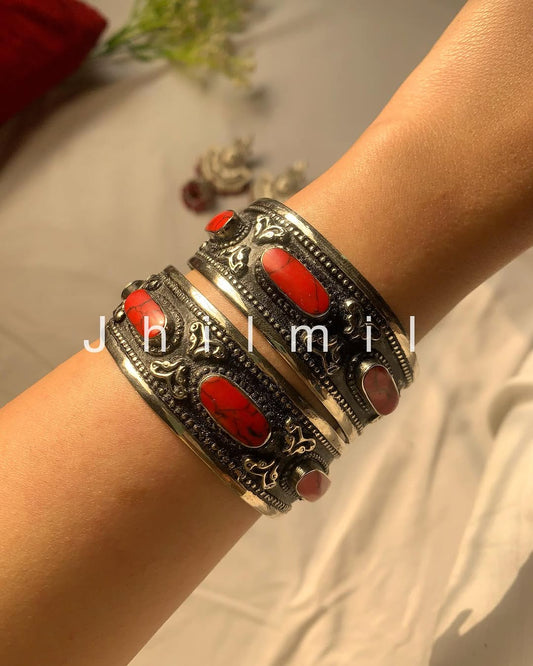 Red Tribal Handcuff
