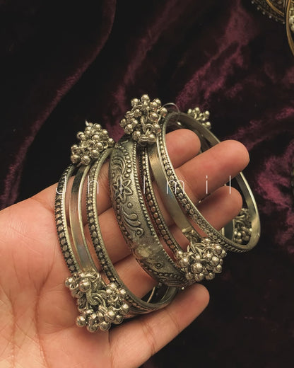PomPom bangles stack