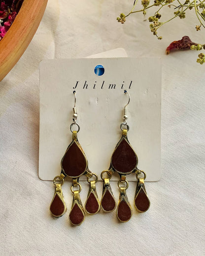 Afghan Tear hanging earrings