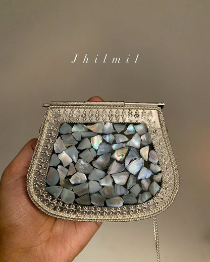 Mini Metal Clutch - Potli Design