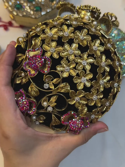 Luxury Clutch - Round Multi